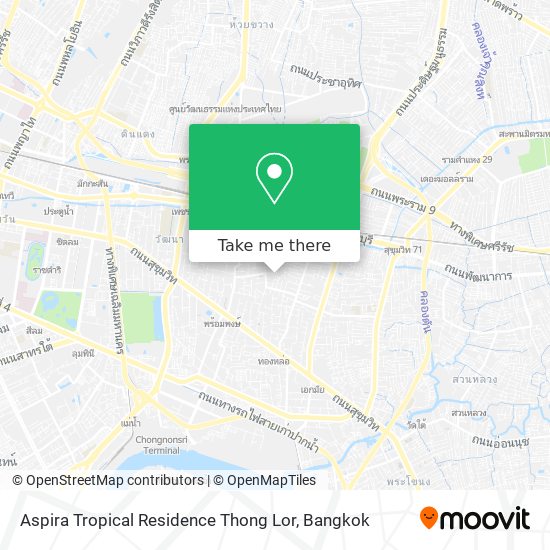 Aspira Tropical Residence Thong Lor map