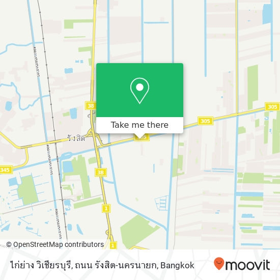 ไก่ย่าง วิเชียรบุรี, ถนน รังสิต-นครนายก map