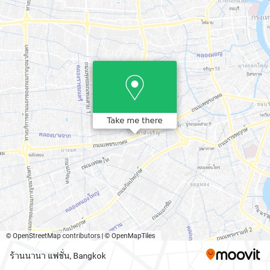 ร้านนานา แฟชั่น map