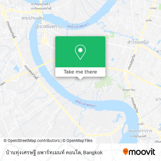 บ้านทุ่งเศรษฐี อพาร์ทเมนท์ คอนโด map