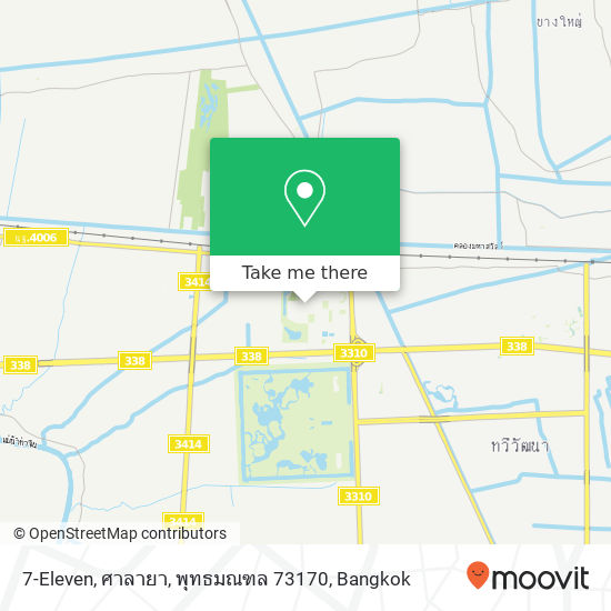 7-Eleven, ศาลายา, พุทธมณฑล 73170 map