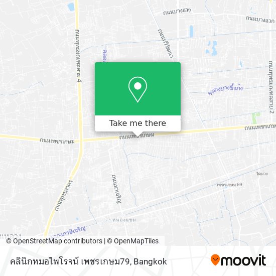 คลินิกหมอไพโรจน์ เพชรเกษม79 map