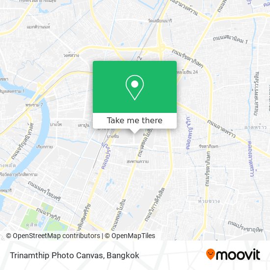 Trinamthip Photo Canvas map