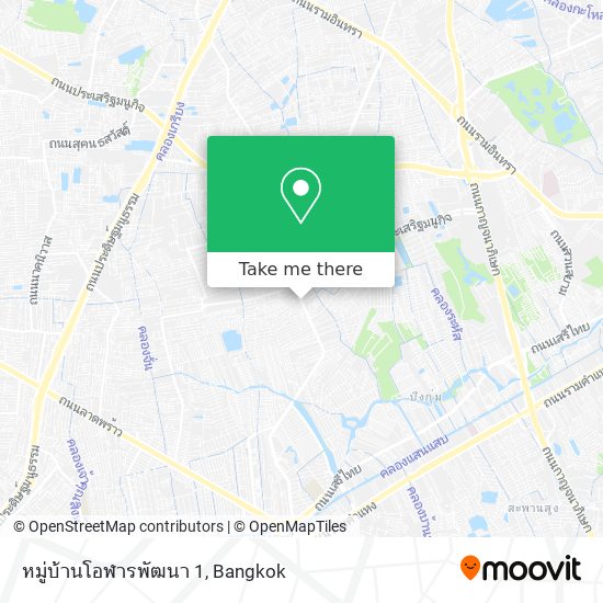 หมู่บ้านโอฬารพัฒนา 1 map