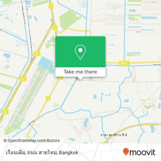 เรือนเดิม, ถนน สายไหม map