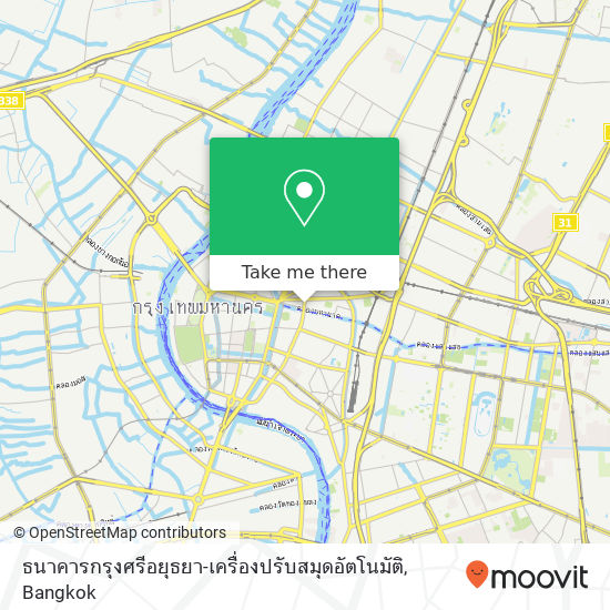 ธนาคารกรุงศรีอยุธยา-เครื่องปรับสมุดอัตโนมัติ map