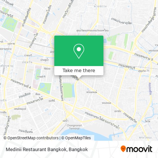 Medinii Restaurant Bangkok map