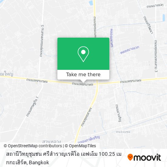 สถานีวิทยุชุมชน ศรีสำราญเรดิโอ เอฟเอ็ม 100.25 เมกกะเฮิร์ต map