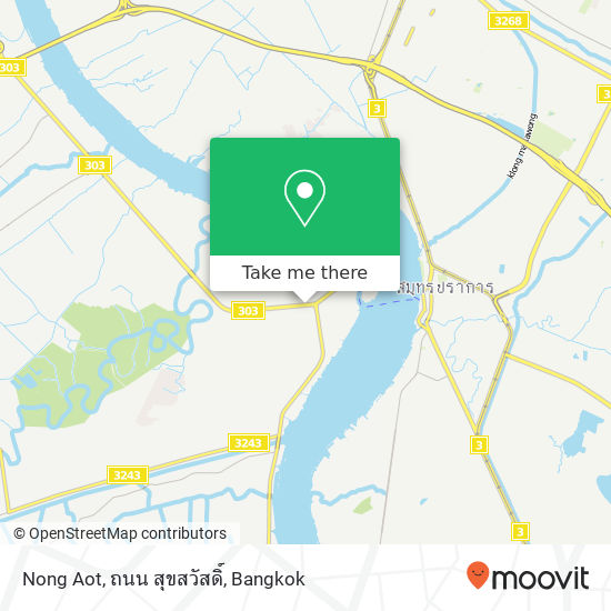 Nong Aot, ถนน สุขสวัสดิ์ map