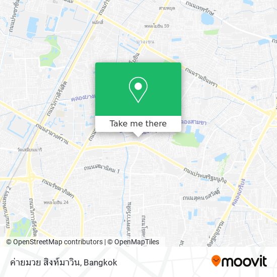 ค่ายมวย สิงห์มาวิน map