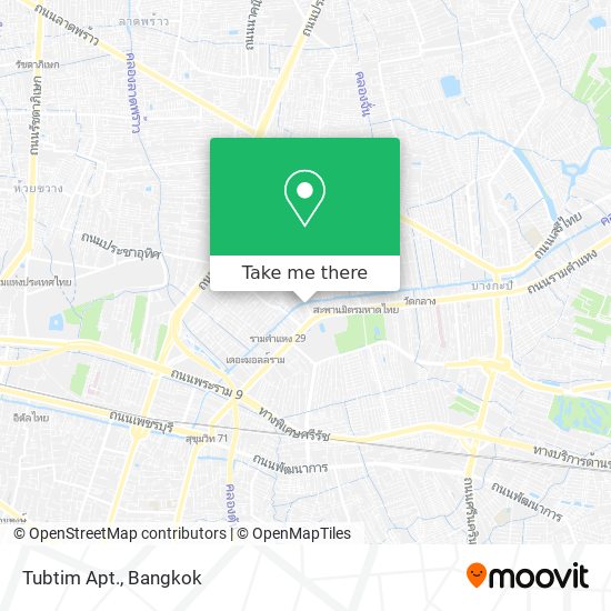 Tubtim Apt. map