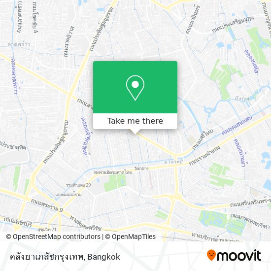 คลังยาเภสัชกรุงเทพ map