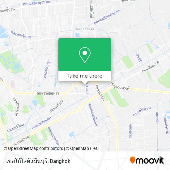 เทสโก้โลตัสมีนบุรี map