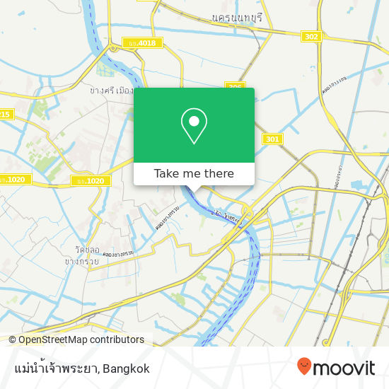 แม่นำ้เจ้าพระยา map