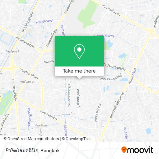 ชีวจิตโฮมคลินิก map