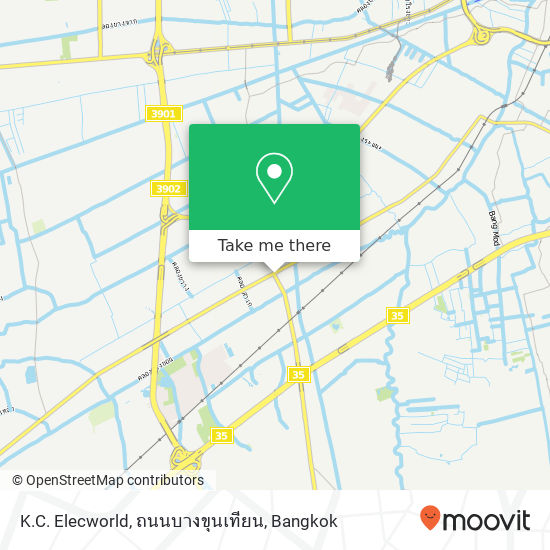 K.C. Elecworld, ถนนบางขุนเทียน map