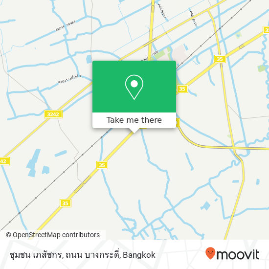 ชุมชน เภสัชกร, ถนน บางกระดี่ map