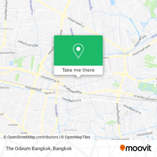 The Odeum Bangkok map