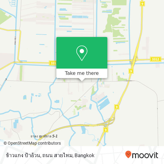 ข้าวแกง ป้าอ้วน, ถนน สายไหม map