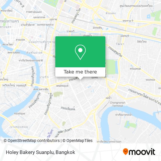 Holey Bakery Suanplu map