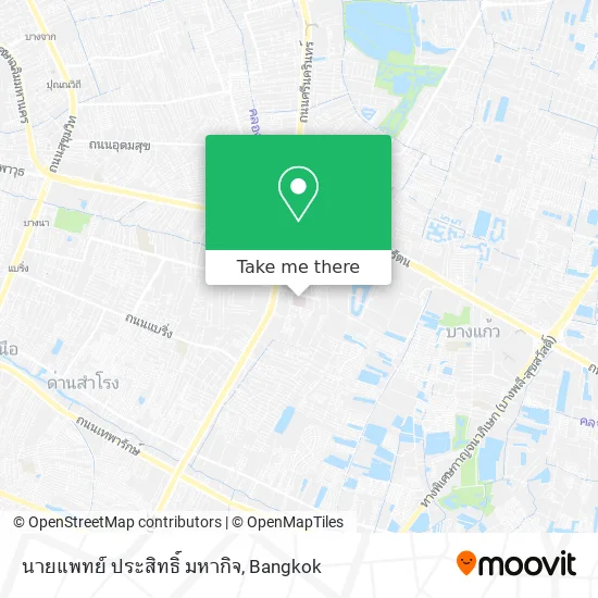 นายแพทย์ ประสิทธิ์ มหากิจ map