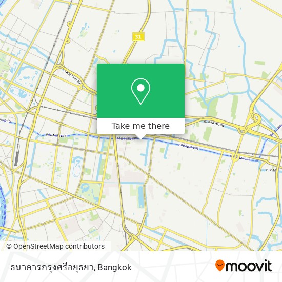 ธนาคารกรุงศรีอยุธยา map