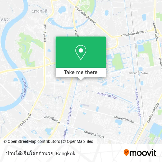 บ้านโต๊ะจีนโชคอำนวย map