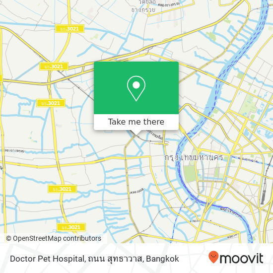 Doctor Pet Hospital, ถนน สุทธาวาส map
