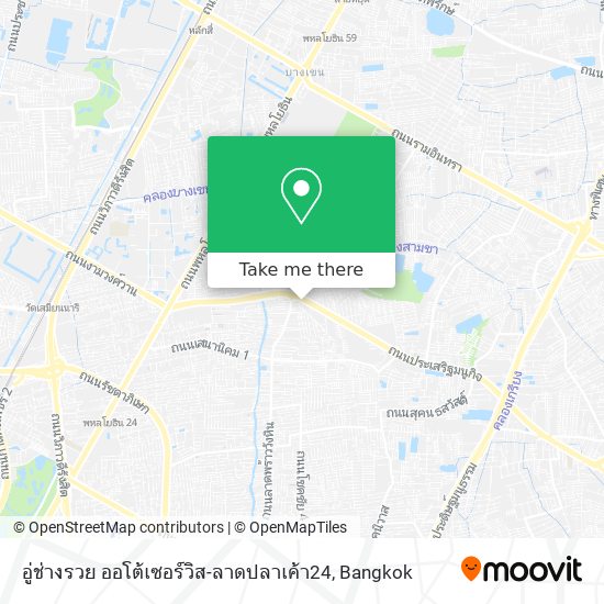 อู่ช่างรวย ออโต้เซอร์วิส-ลาดปลาเค้า24 map