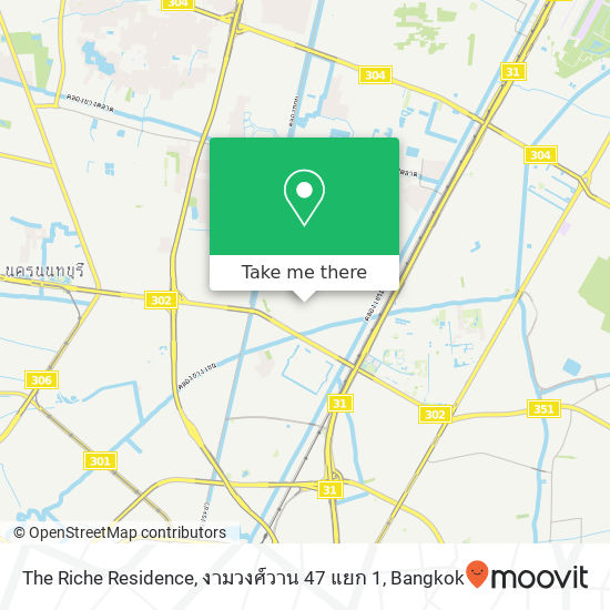 The Riche Residence, งามวงศ์วาน 47 แยก 1 map