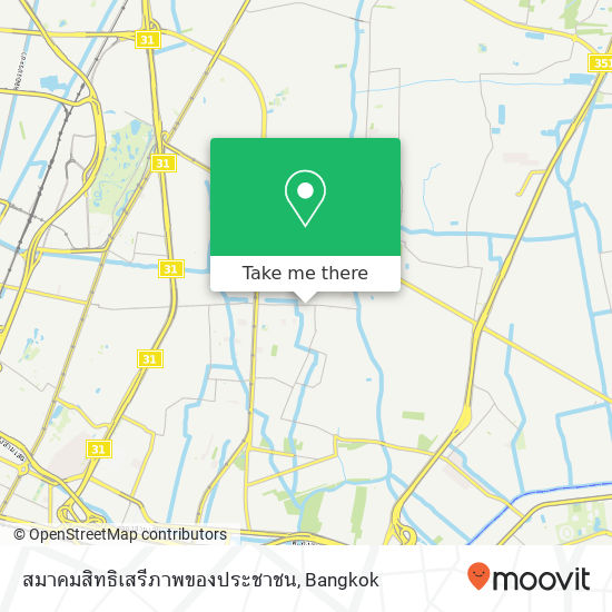 สมาคมสิทธิเสรีภาพของประชาชน map