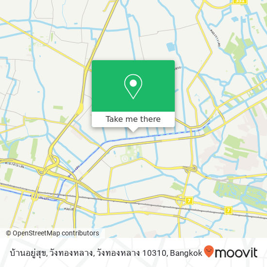 บ้านอยู่สุข, วังทองหลาง, วังทองหลาง 10310 map