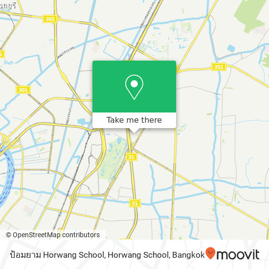 ป้อมยาม Horwang School, Horwang School map