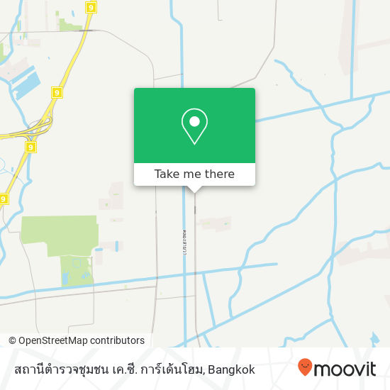 สถานีตำรวจชุมชน เค.ซี. การ์เด้นโฮม map