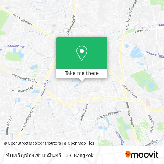 ทับเจริญห้องเช่านวมินทร์ 163 map