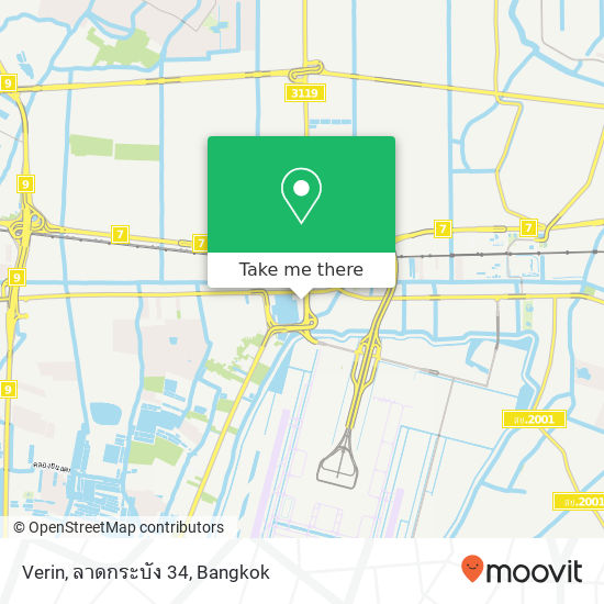 Verin, ลาดกระบัง 34 map