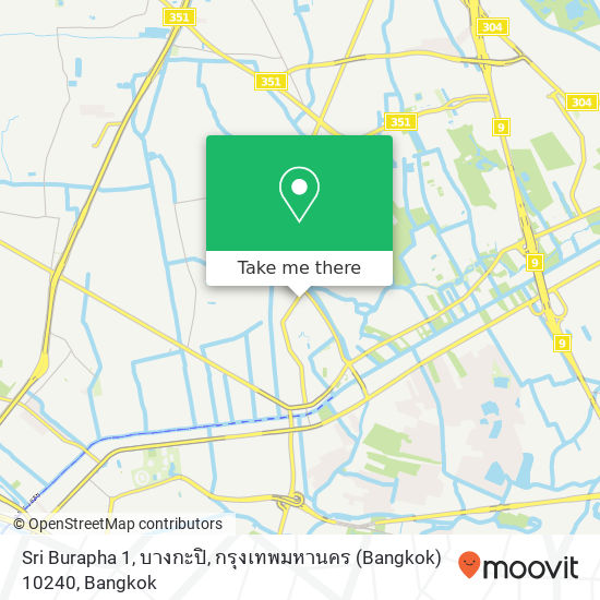 Sri Burapha 1, บางกะปิ, กรุงเทพมหานคร (Bangkok) 10240 map