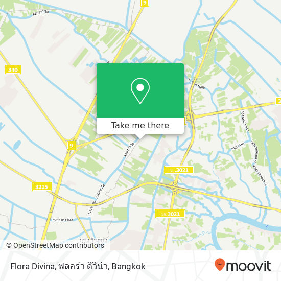 Flora Divina, ฟลอร่า ดิวิน่า map