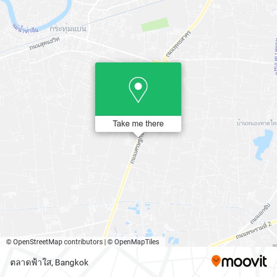 ตลาดฟ้าใส map