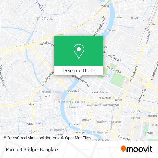 Rama 8 Bridge map