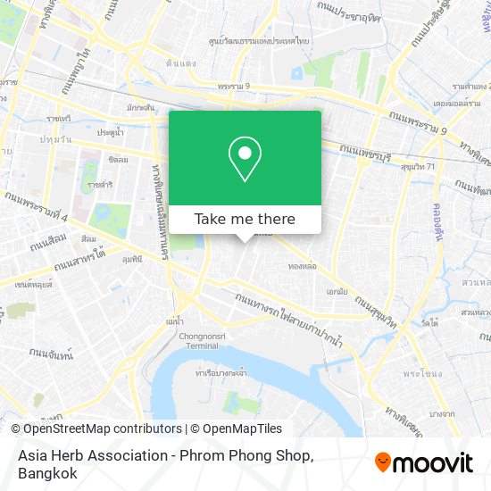 Asia Herb Association - Phrom Phong Shop map