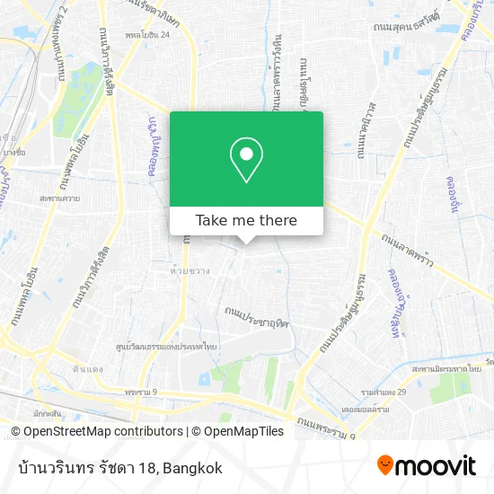 บ้านวรินทร รัชดา 18 map