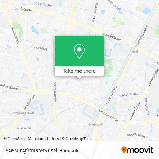 ชุมชน หมู่บ้านราชพฤกษ์ map