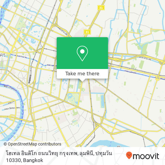 โฮเทล อินดิโก ถนนวิทยุ กรุงเทพ, ลุมพินี, ปทุมวัน 10330 map