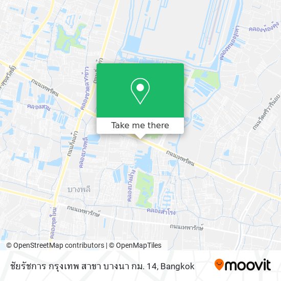 ชัยรัชการ กรุงเทพ สาขา บางนา กม. 14 map