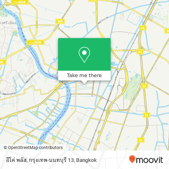 อีโค่ พลัส, กรุงเทพ-นนทบุรี 13 map