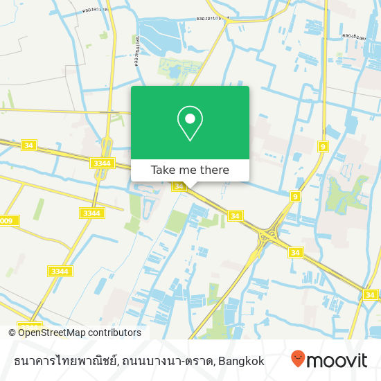 ธนาคารไทยพาณิชย์, ถนนบางนา-ตราด map