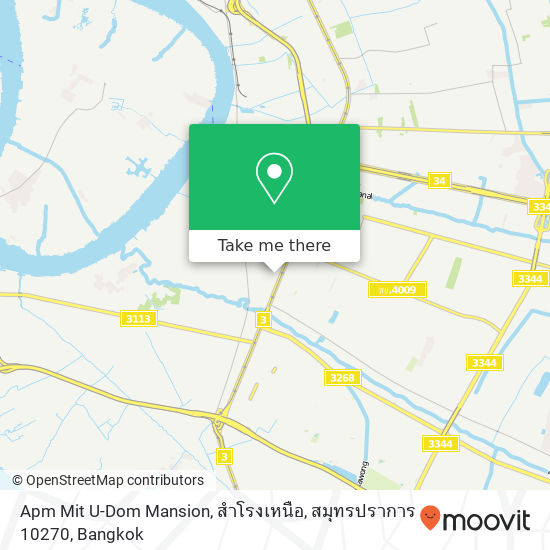 Apm Mit U-Dom Mansion, สำโรงเหนือ, สมุทรปราการ 10270 map