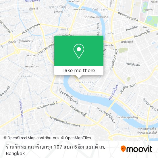 ร้านจักรยานเจริญกรุง 107 แยก 5 ฮิม แอนด์ เค map