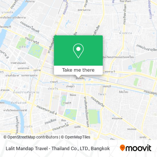 Lalit Mandap Travel - Thailand Co., LTD. map